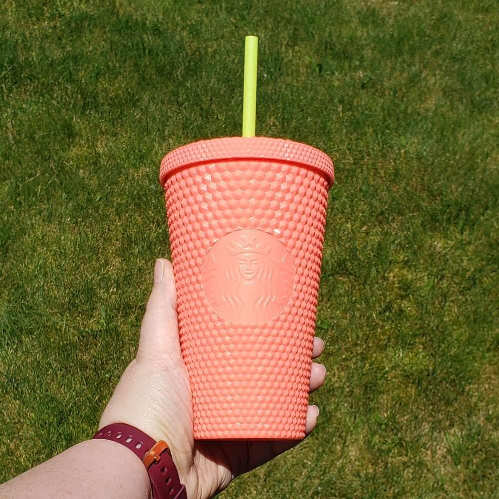 😎NEW😎 Starbucks Dragonfruit Coral Pink Glossy Tumbler Grande